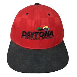 Daytona International Speedway Snapback Cap Red One Size Adjustable Atlas